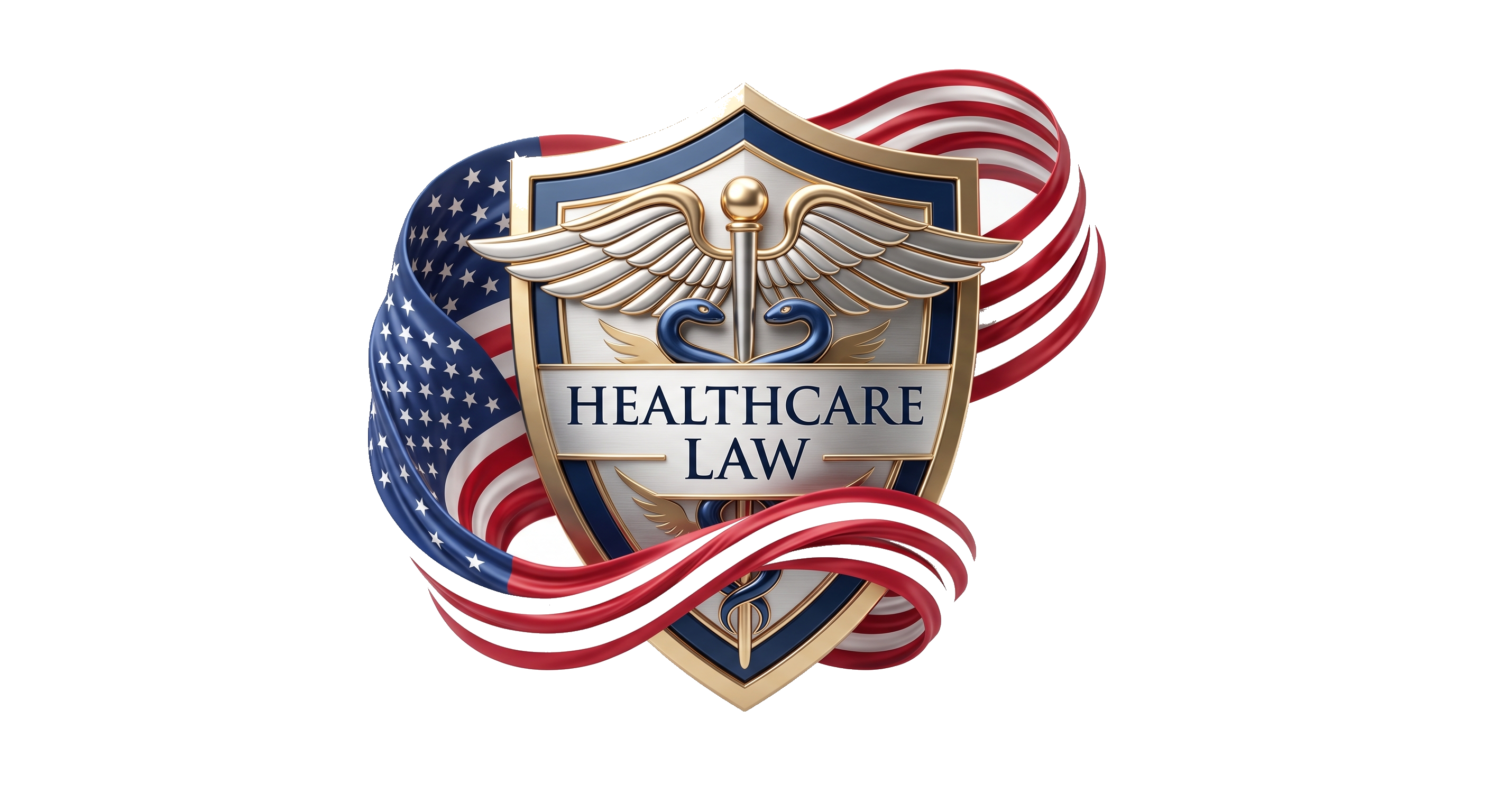 Health Care Law US Flag Hero Graphic